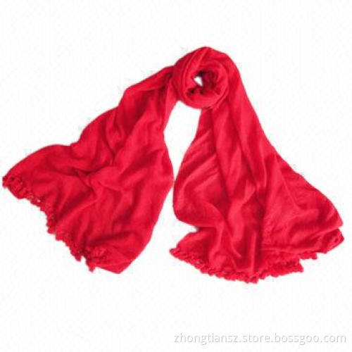 Scarf, made of acrylic, fashionable design, available in various patterns and designs